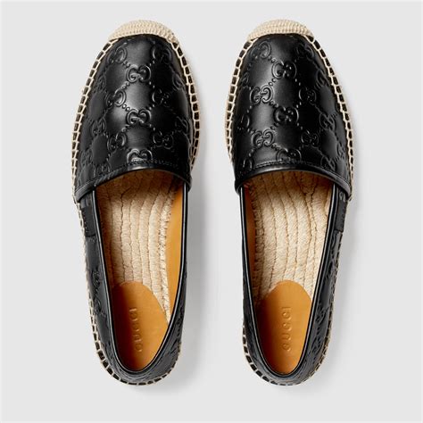 gucci leather espadrilles|gucci leather platform espadrille.